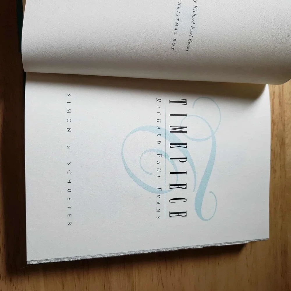 Timepiece by Richard Paul Evans Hardcover Novel 1996‎ - no DJ